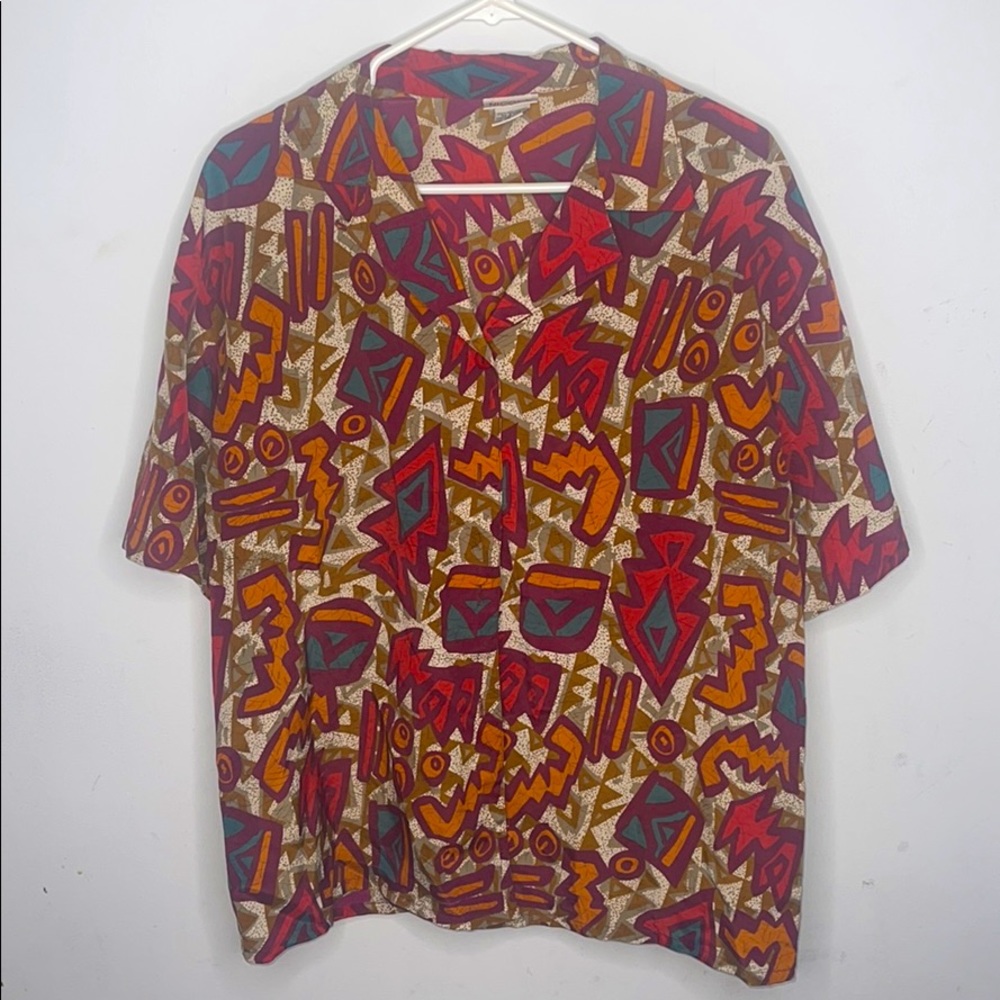 Vintage 80s button down